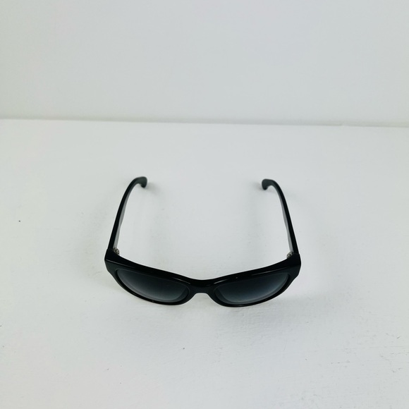 Ralph Lauren RL 8101 Black Cat Eye Statement Black Lens Sunglasses - Picture 3 of 12